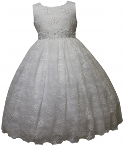 GIRLS FLOWER DRESSES (1242408) WHITE